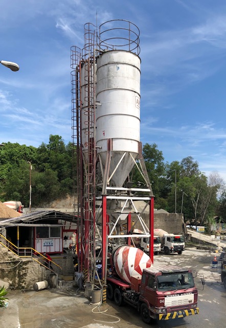 Dry Batching Plant Kap 60 M3/hours