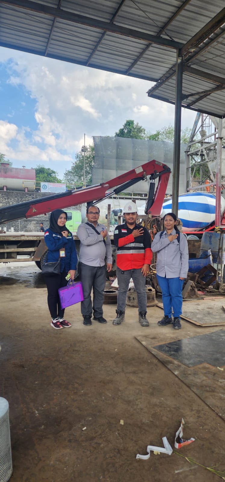 Pengujian Lingkungan Kerja PT Artanusa Beton