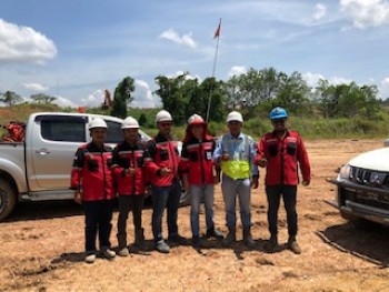 On Site PT. Ganda Alam Makmur, Sangkulirang, Kutai Timur, Kalimantan Timur